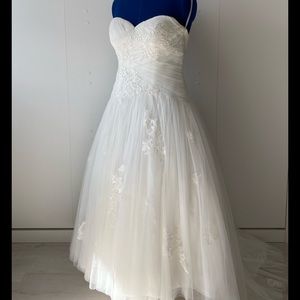 Wedding Dress Casablanca Ivory SZ 16P 38-33.5-44.5